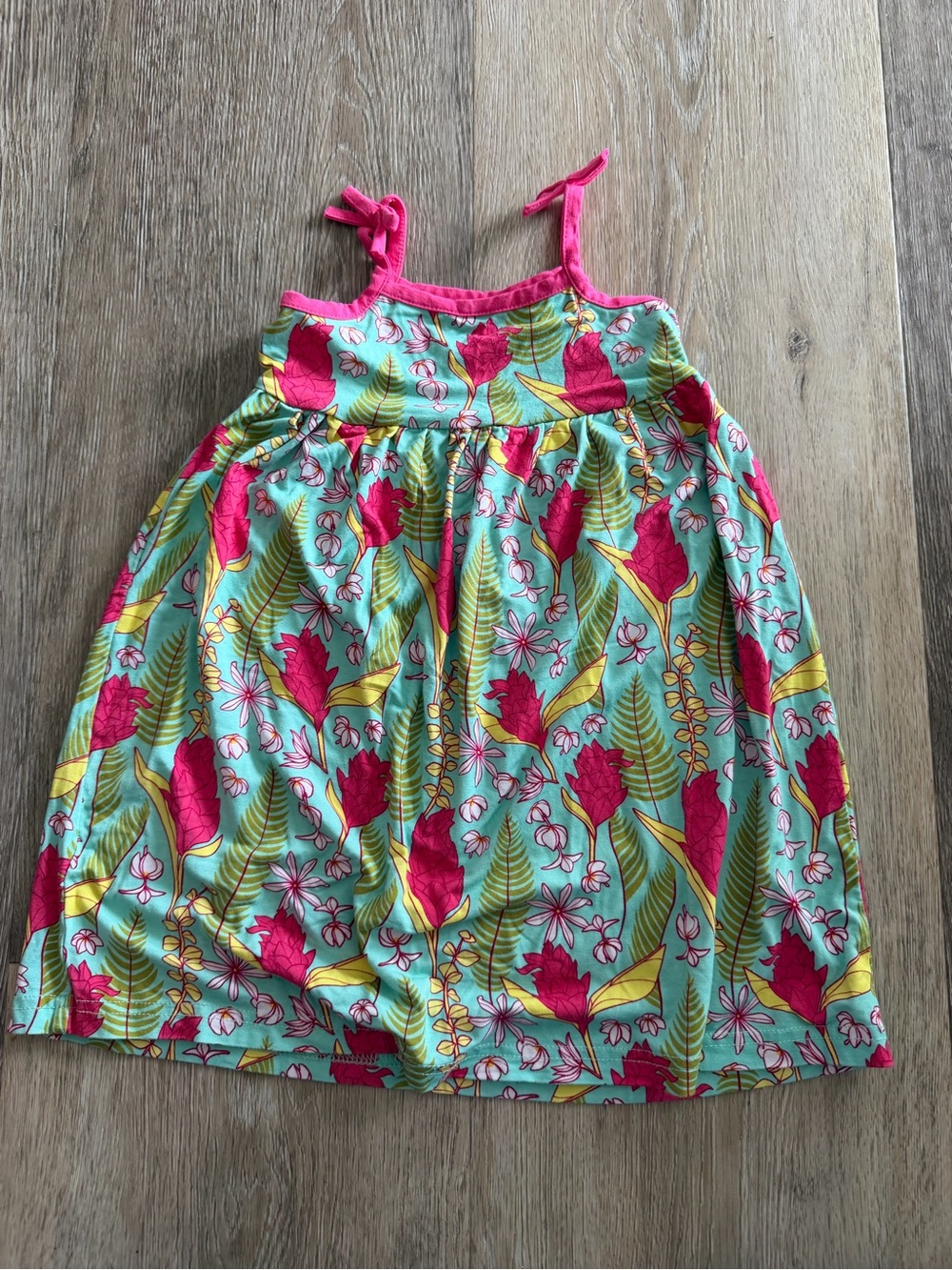 Cocomoon Pink Floral Tropical Sundress